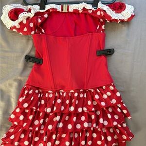 Outcast Clothing Margaux Mini Dress - Red